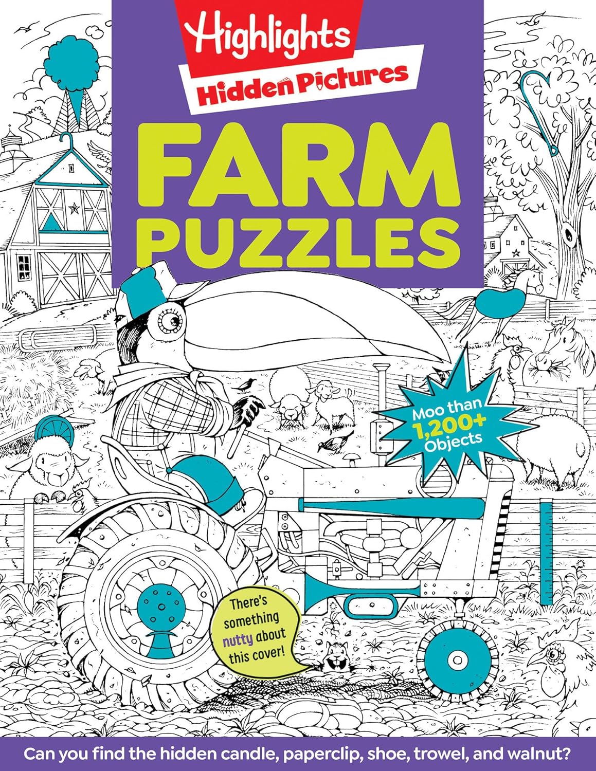 Farm Puzzles (Hidden Pictures) - Ultimate Farm Picture Puzzle Book with Over 1,200 Objects to Seek and Find, Farm-Themed Activity Book for Kids 6 and Older