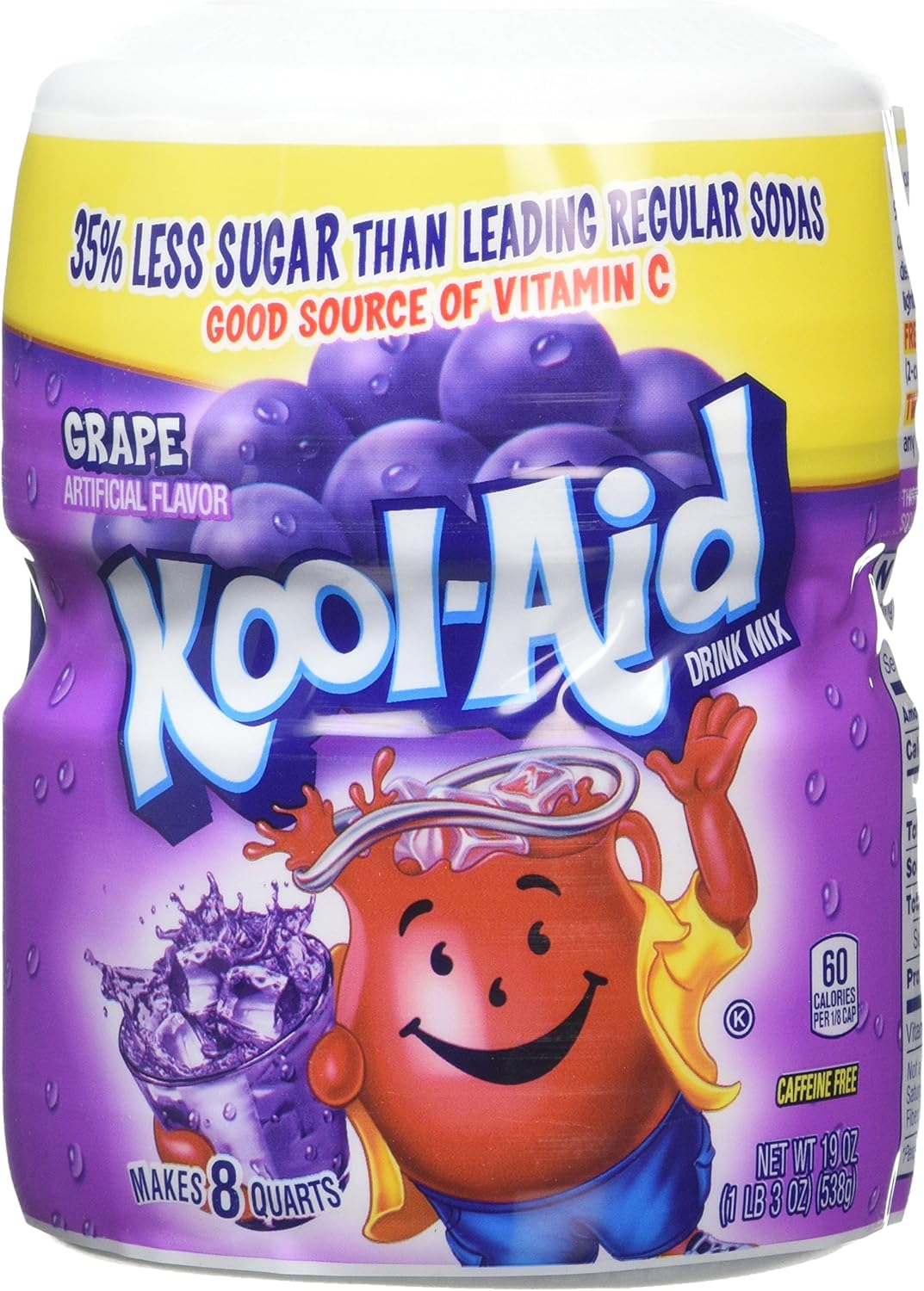 Kool Aid Grape Powdered Drink Mix 538g (19 OZ)