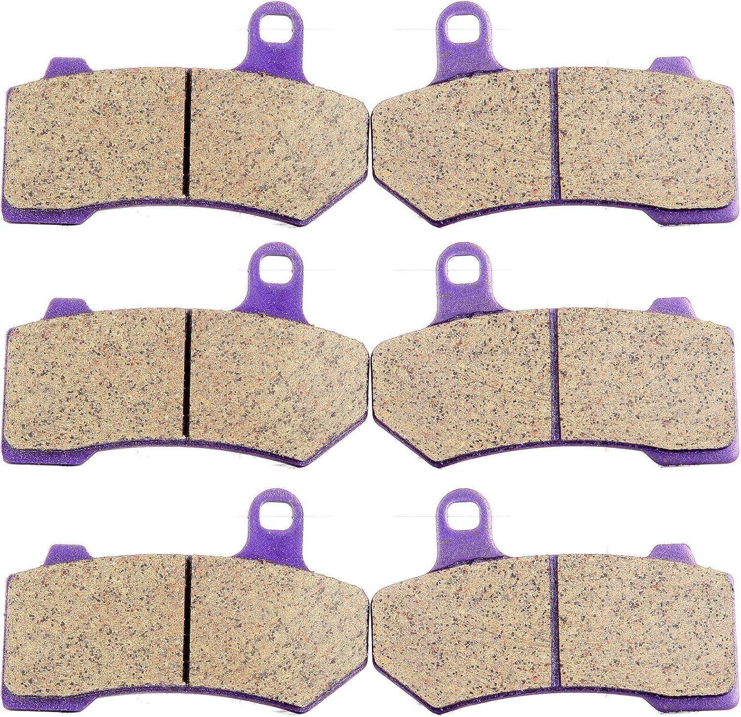 ECCPP Brake Pads for FLHTCU Ultra Classic Electra Glide 2008-2022, FLHR Road King FLHX Street Glide 2008-2022, Front and Rear Braking Pads Kits Set