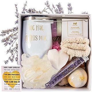 Self Care Gifts for Women, Birthday Gift Care Package, Get Well Soon Gift Basket Relaxing Spa Gift Box Thinking of You Gift Set for Sister Best Friend