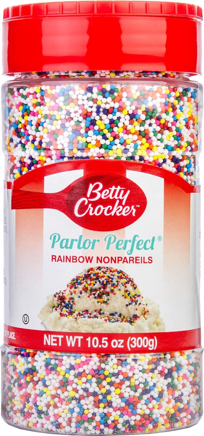 Betty Crocker 26445 Parlor Perfect Rainbow Nonpareils