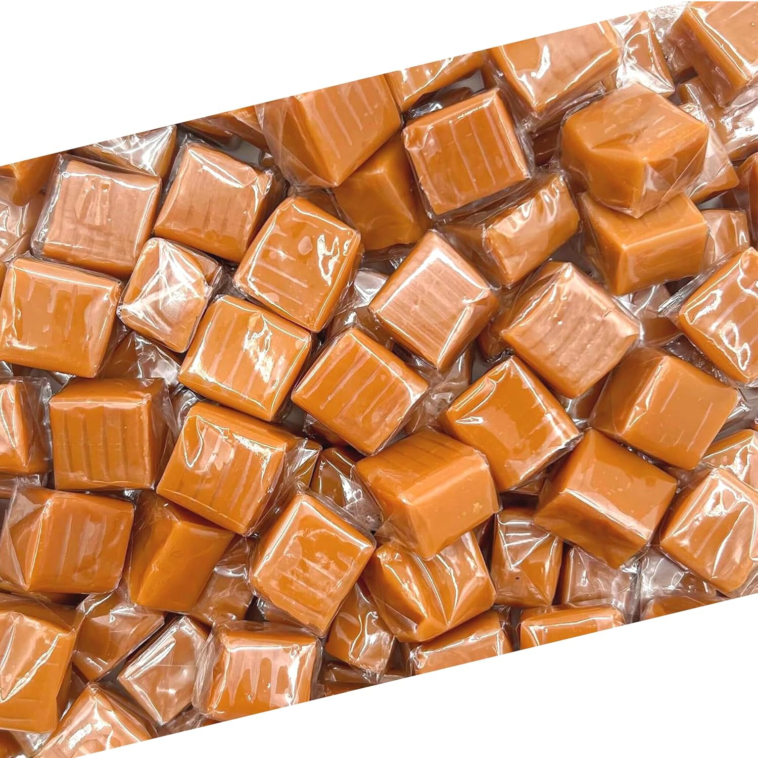Caramel Candy Individually Wrapped, Caramel Cubes, 2 Lb Bag