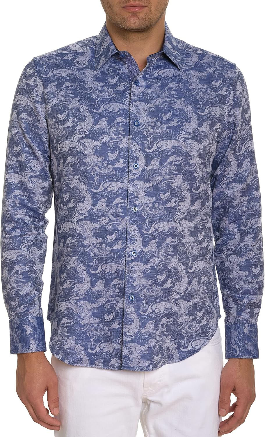 Robert Graham Men's Wave You Long-Sleeve Woven Shirt