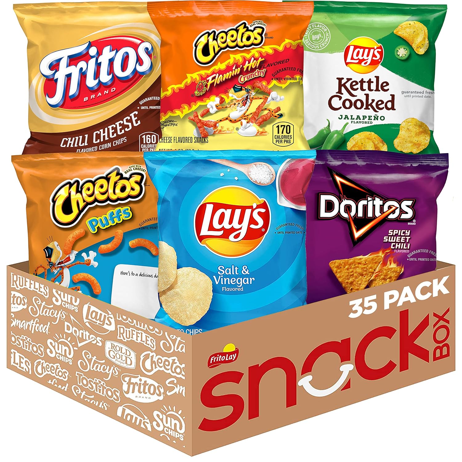 Frito-Lay Bold Mix Variety Pack, 2.09 Pounds, (Pack of 35)