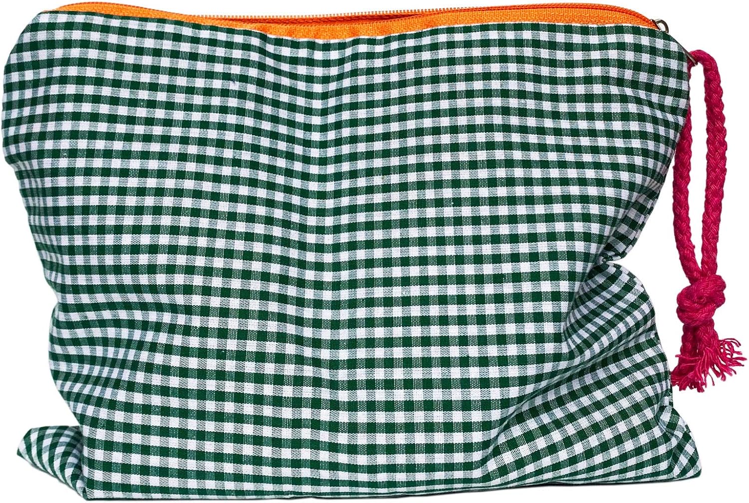 FIYUK Makeup Bag Portable Pouch Purse Bag Travel Cosmetic Storage Organizer Lightweight for Women (Green)