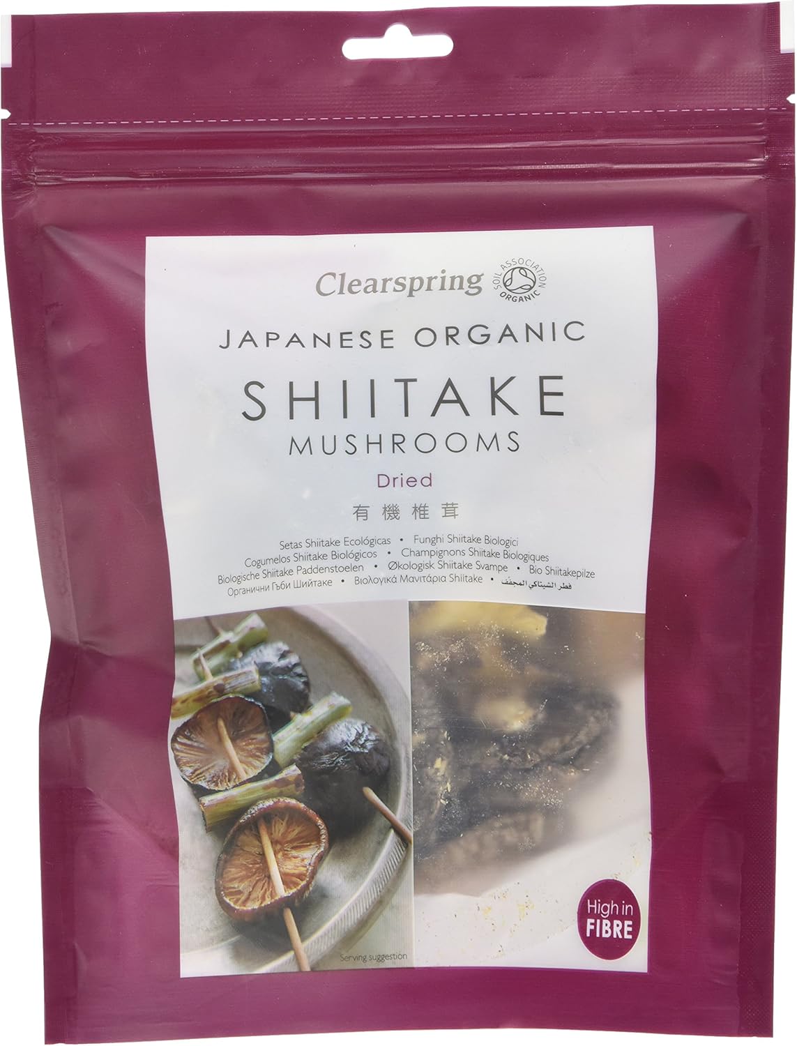 Clearspring Organic Japanese Shiitake Mushrooms - Dried