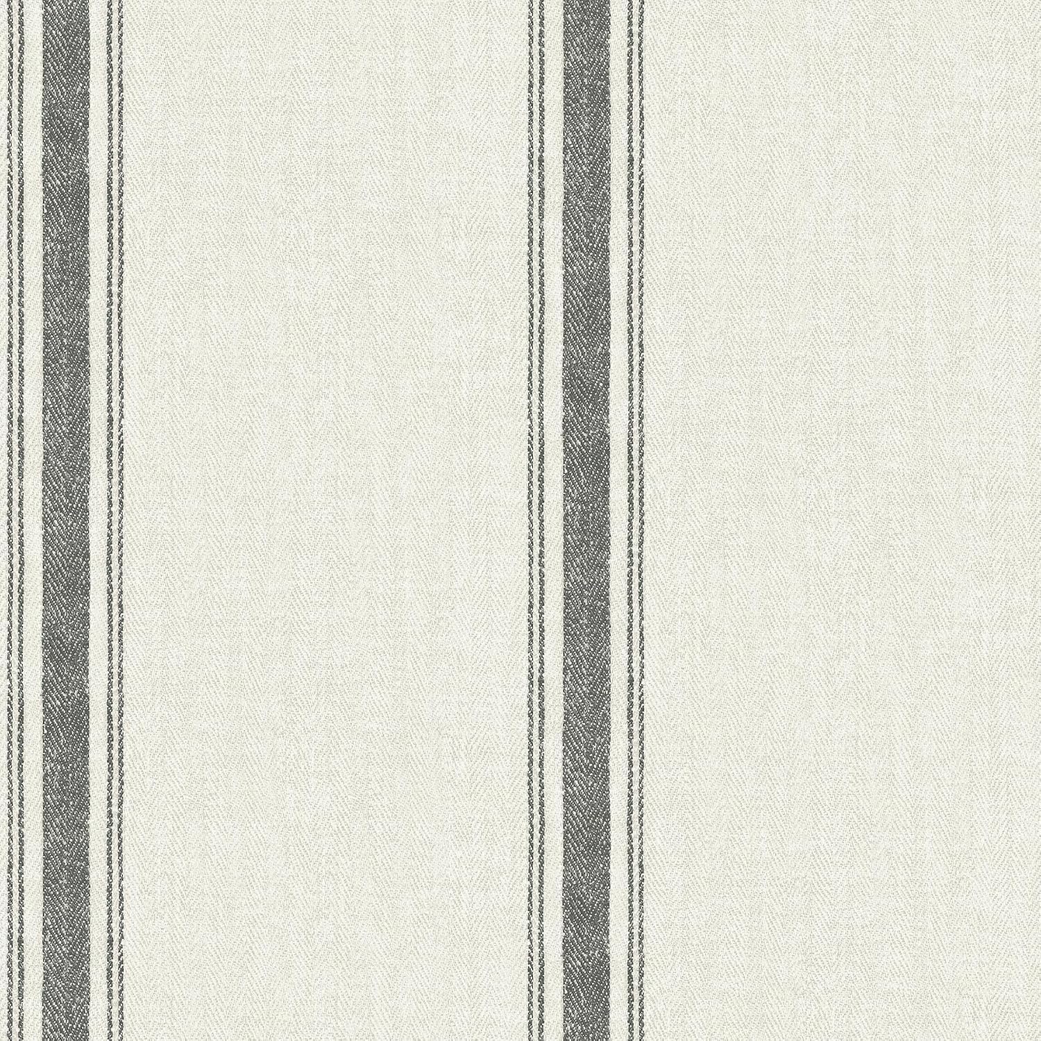 NuWallpaper Charcoal Langston Peel and Stick Wallpaper, Textured Removable Wallpaper, 20.5 in x 18 ft