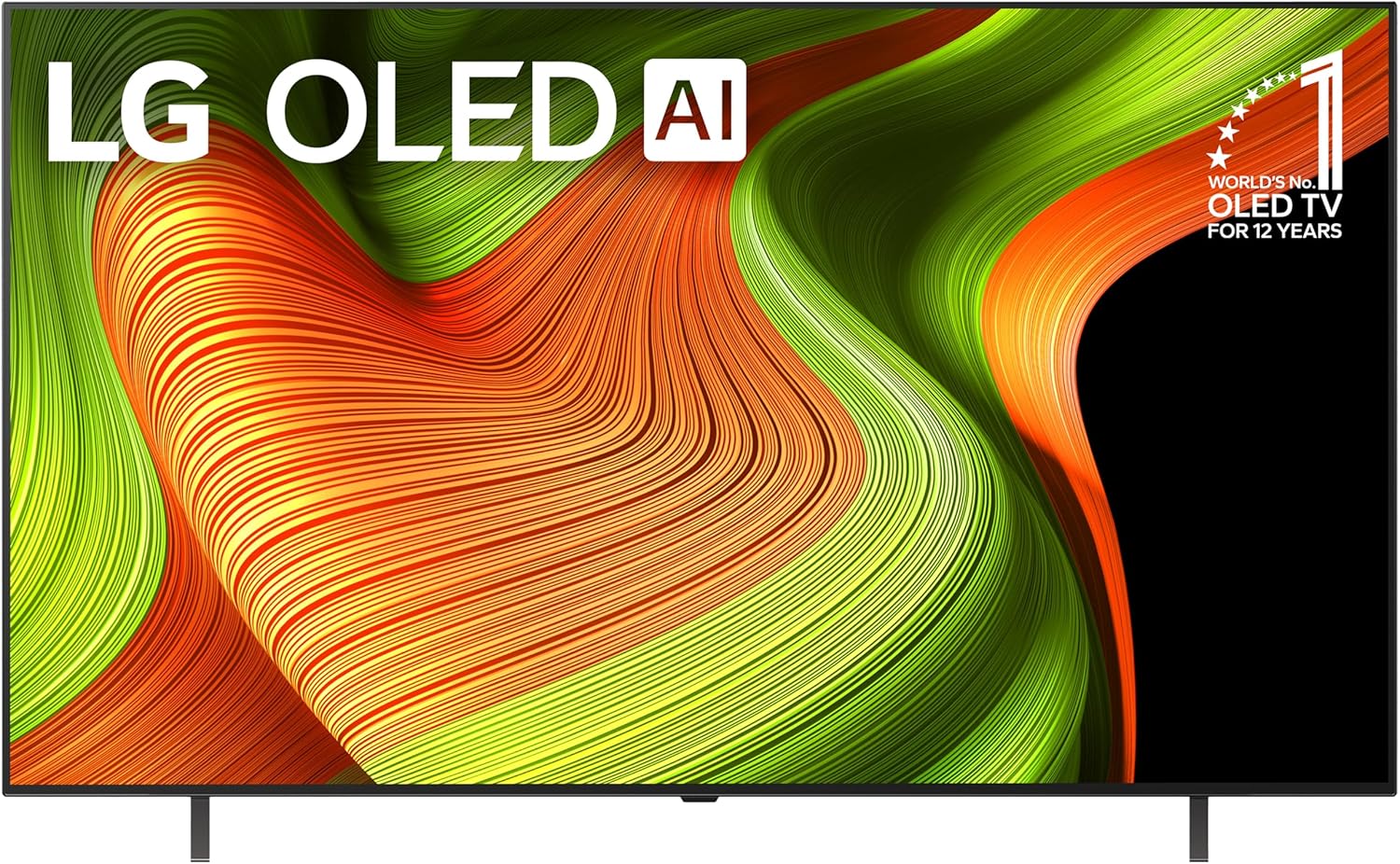 LG 65-Inch Class OLED AI 4K B5 Series Smart TV w/Dolby Atmos, Dolby Vision, HDR10, AI Super Upscaling 4K, Filmmaker Mode, Wow Orchestra, Alexa Built-in (OLED65B5PUA.AUSZ, 2025)