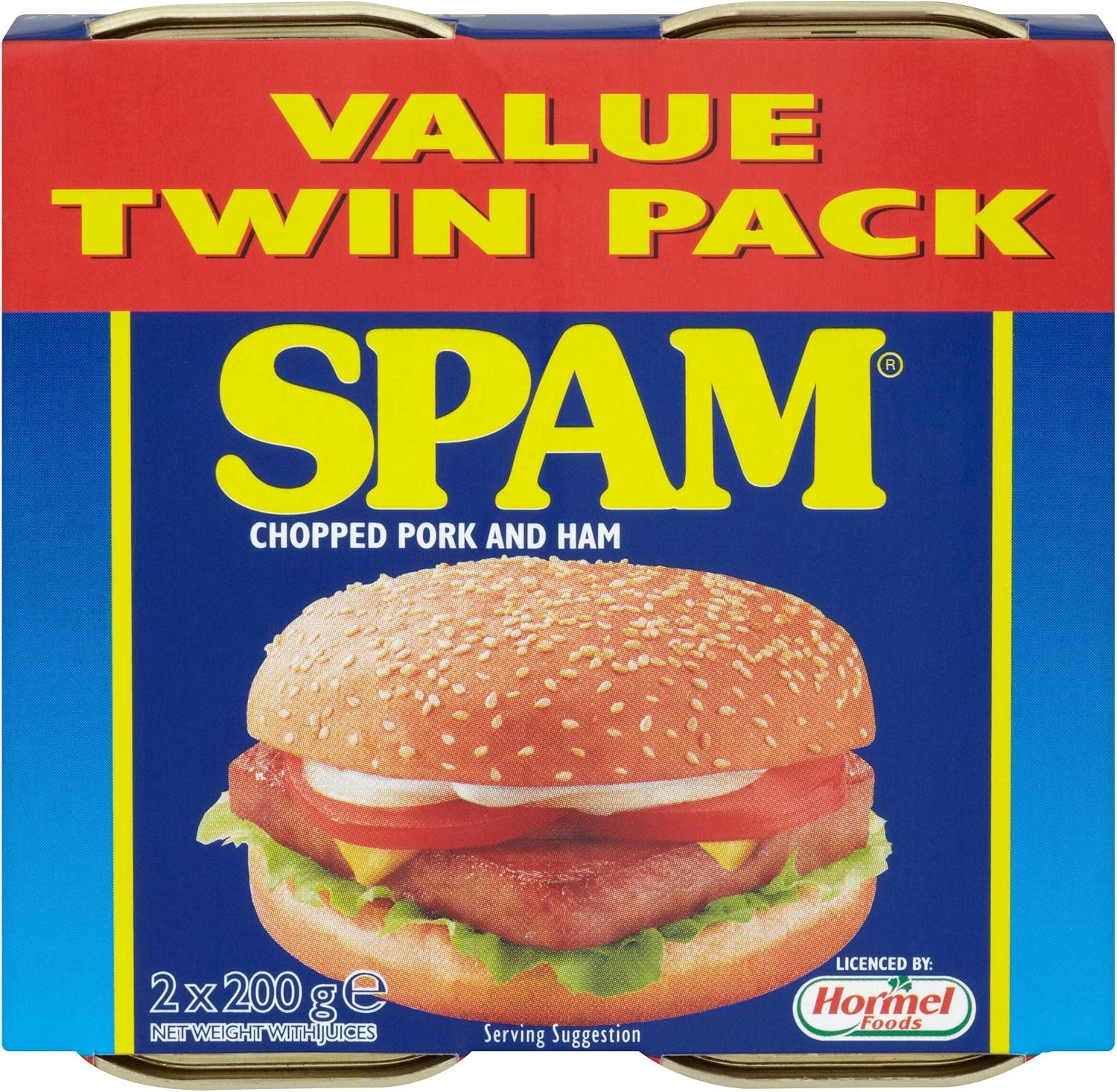 Spam Chopped Pork & Ham (Splitable) 2x200g