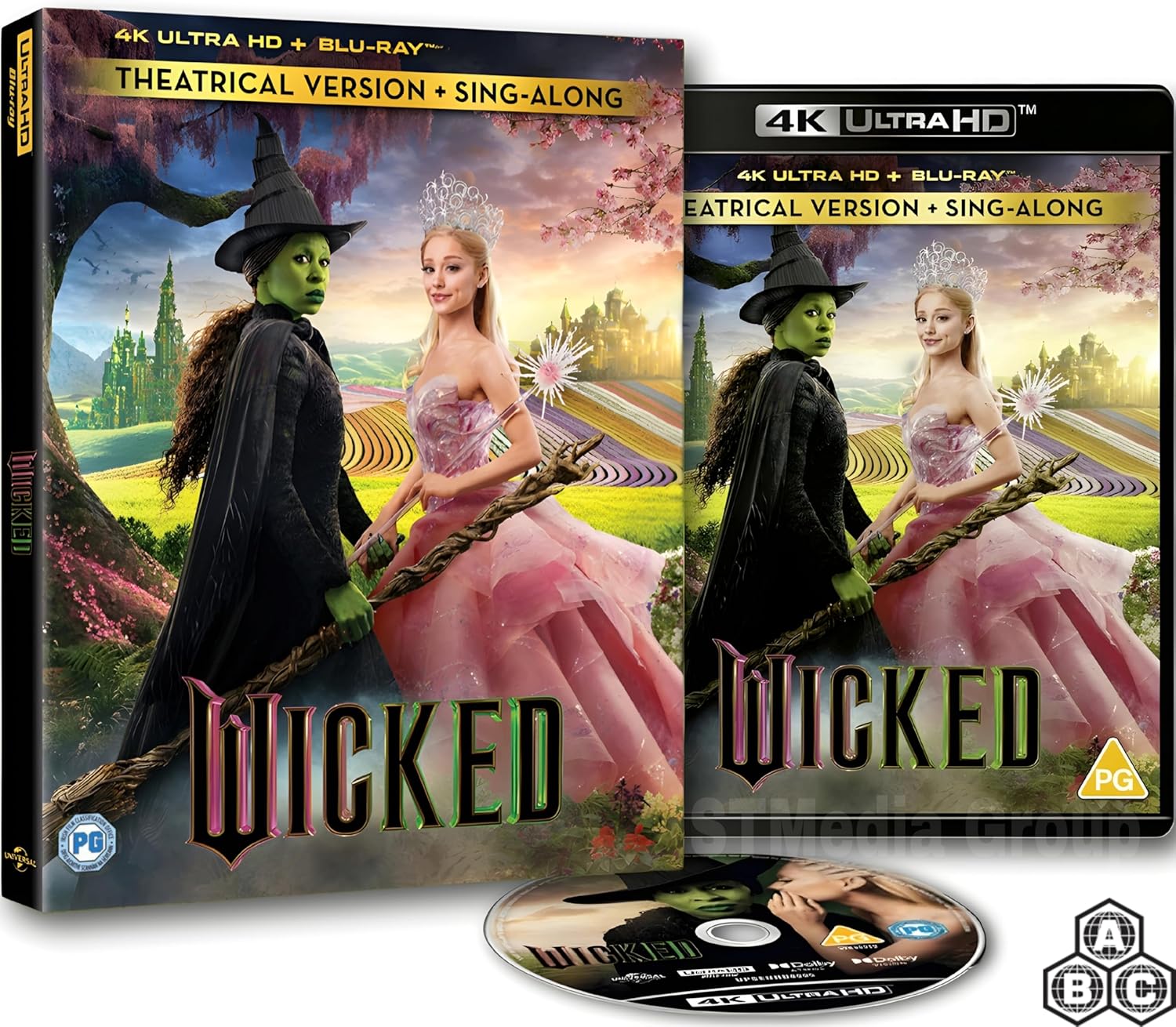 Wicked 2024 (Theatrical version & Sing along) [4K UHD + Blu-ray] [Region Free]