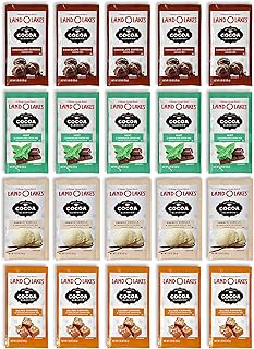 Niro Assortment | Land O Lakes Hot Chocolate Variety Pack | 20 Pack 4 Different Flavors | Single Serve Packets