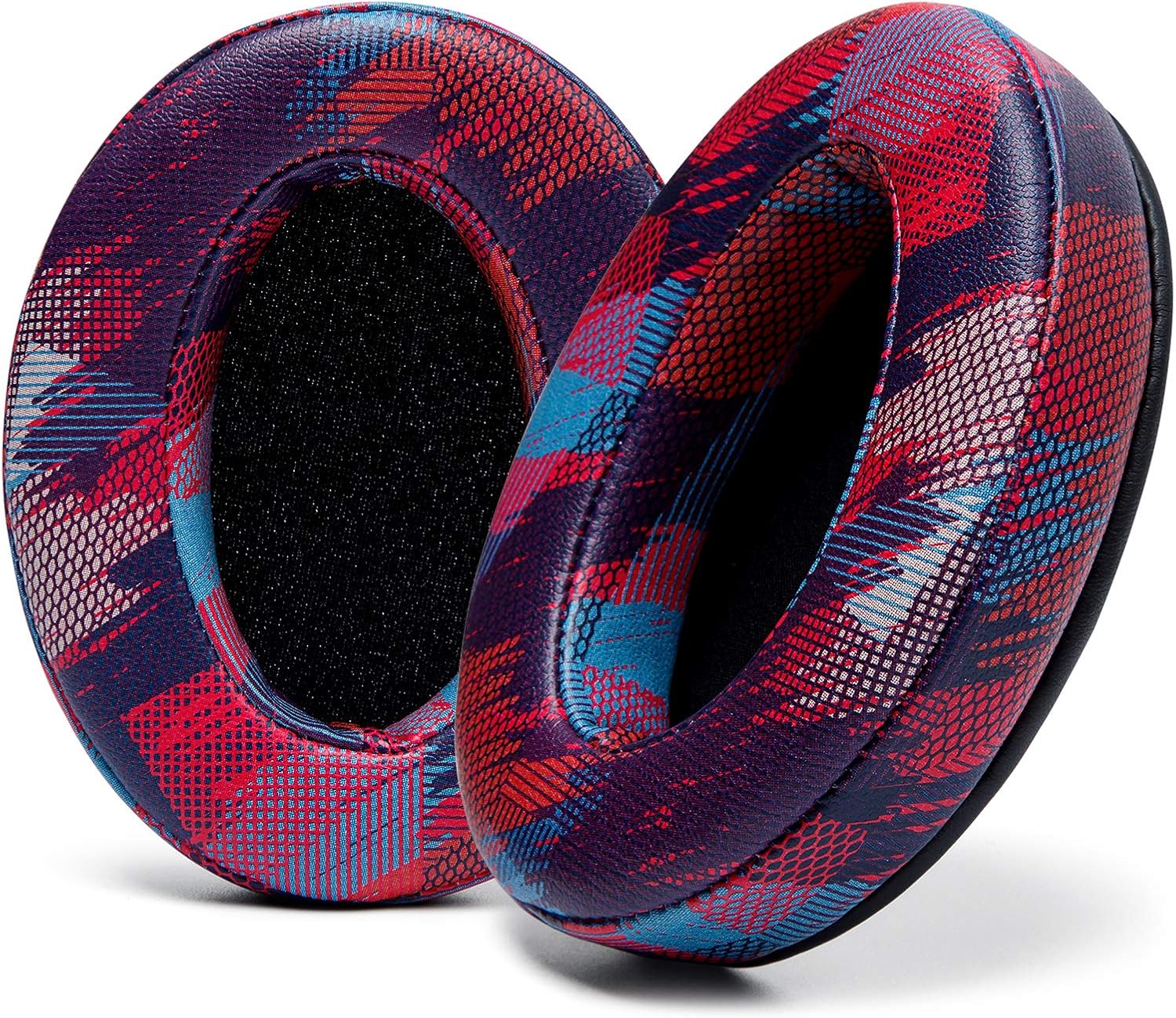 WC PadZ - The Ultimate Upgraded Earpads by Wicked Cushions - Compatible With Audio Technica, HyperX, SteelSeries Arctis & More - Extra Thick - Bigger Opening - Softer Memory Foam | (Speed Racer)