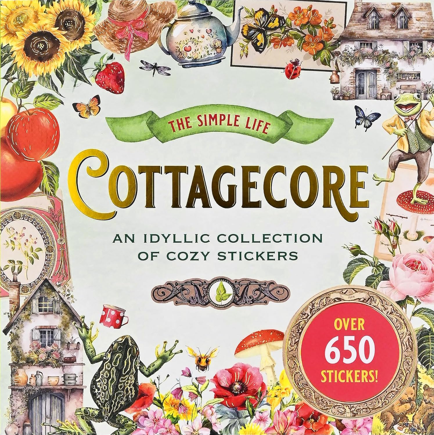 Cottagecore Sticker Book (over 650 stickers!) (Sticker Books)