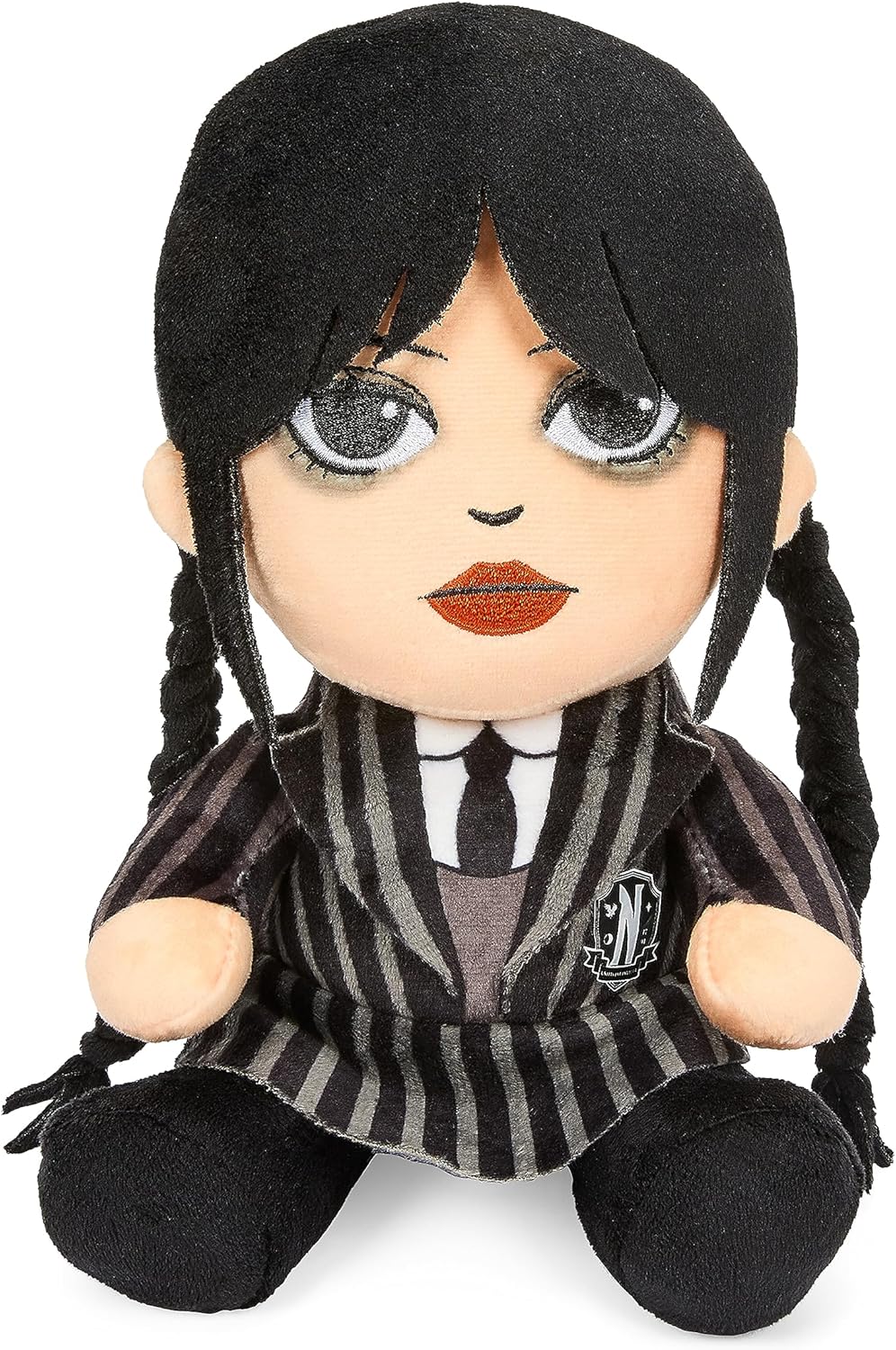 KIDROBOT Official Kidrobot Wednesday Addams Phunny Plush, Black
