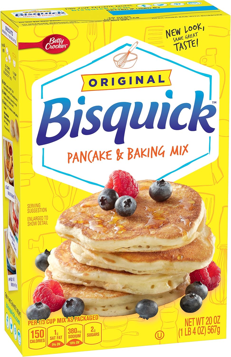 Betty Crocker Bisquick Original Pancake & Baking Mix 567g (20oz) - American Import
