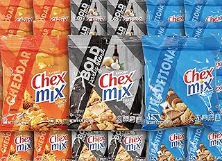 Niro Assortment | Variety Of Chex Mix Individual Packs | 3 Flavors 12 Each 36 Pack | Traditional Chex Mix, Cheddar Chex Mix, Bold Chex Mix | 1.75 Oz Bags