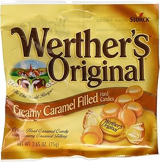 Werther's Original Creamy Caramel Filled Hard Candies (2.65oz) Single Pack