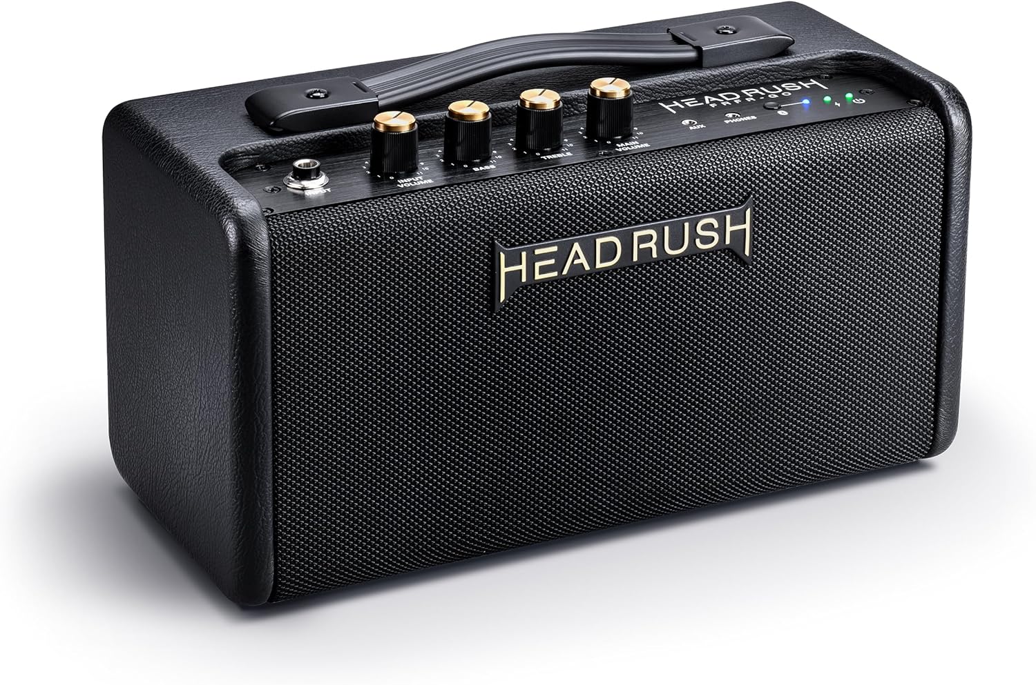 HeadRush FRFR-GO - 30W Electric and Bass Guitar Amplifier with Dual 3" Speakers, Bluetooth and Rechargeable Battery, for Multi-FX/Amp Modeling Pedals