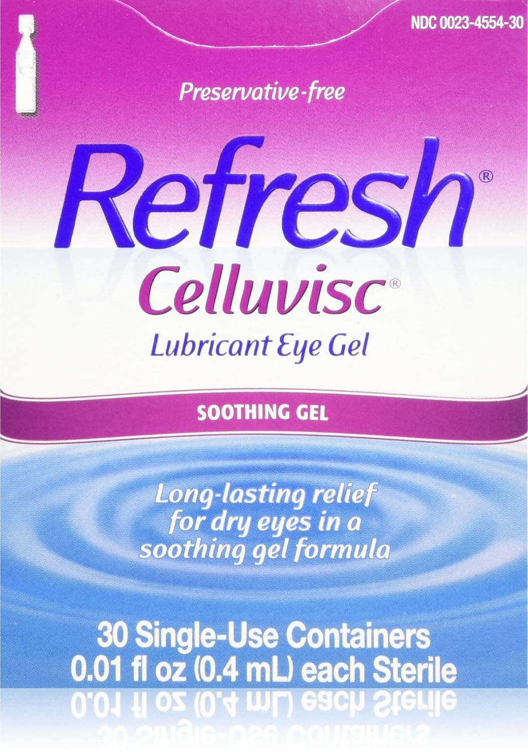 Refresh Celluvisc Lubricant Eye Gel Single-use Containers 30 Ea