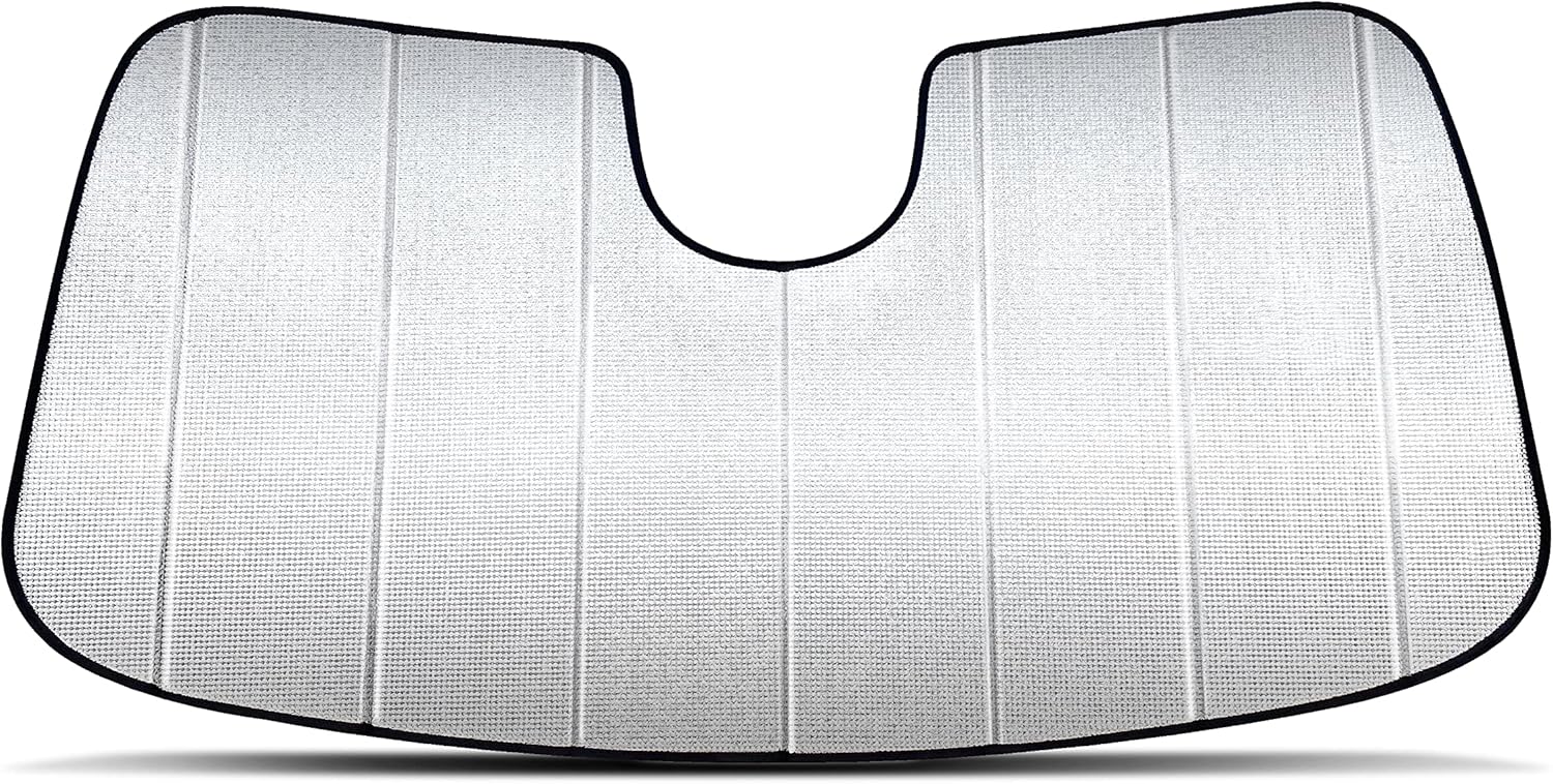 Custom Fit Windshield Foldable Sunshade for 2023 2024 Kia NIRO, Plug-in Hybrid, Hybrid, EV, SUV, Compact Sun Shade Block UV Rays Visor Protector Folding Dual-Purpose (Made in USA)