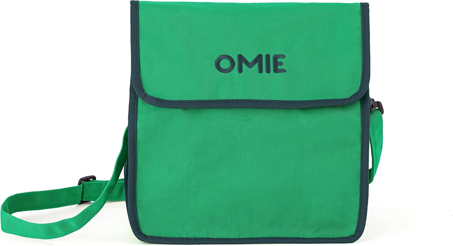 OmieBox Lunch Bag - Washable, Foldable, Durable, WaterResistant Fabric with Interior Pocket and External Bottle Holder.