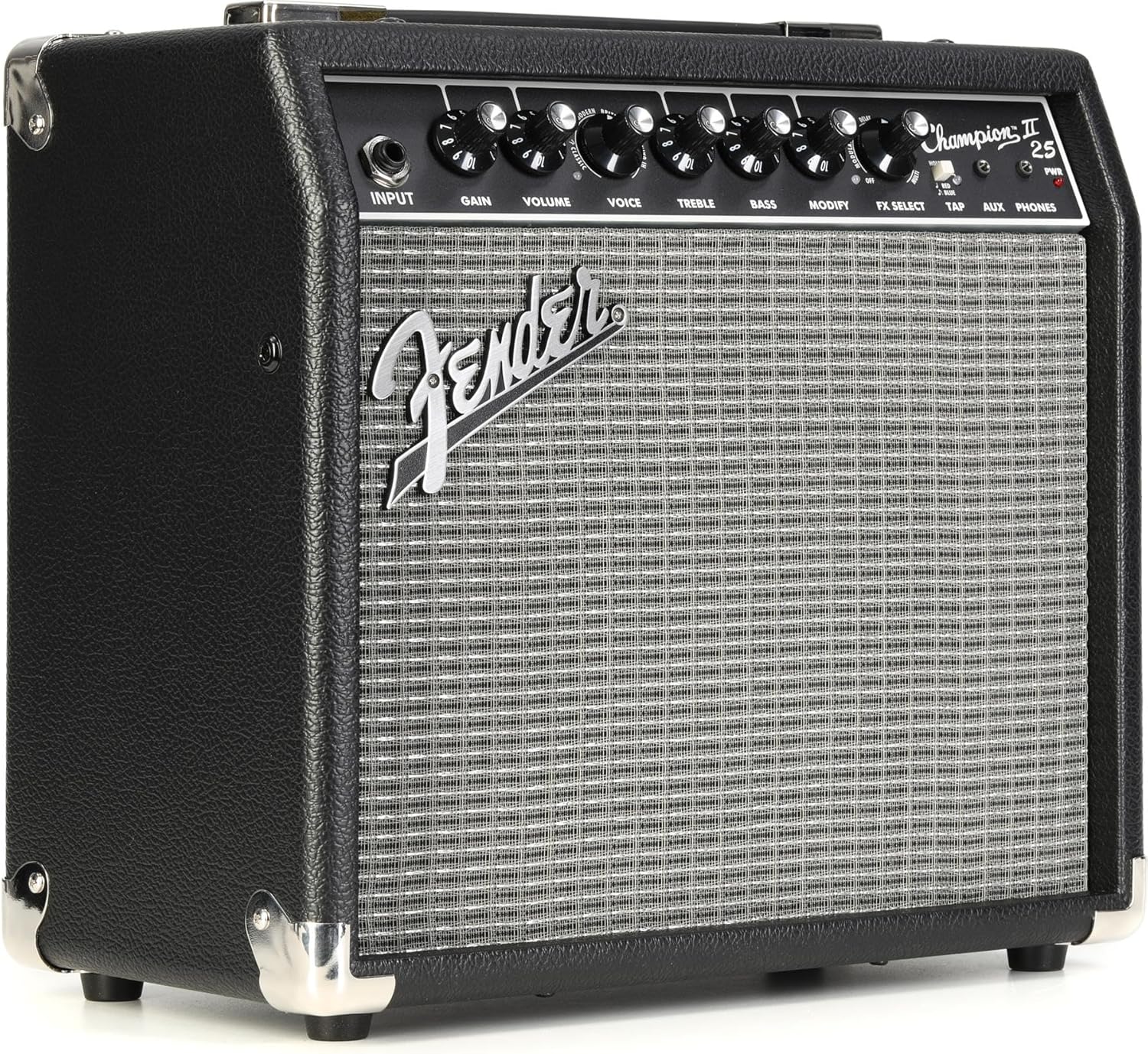 Fender Champion II 25 Guitar Amp, 25 Watts, with 2-Year Warranty, Features 12 Built-In Effects Models