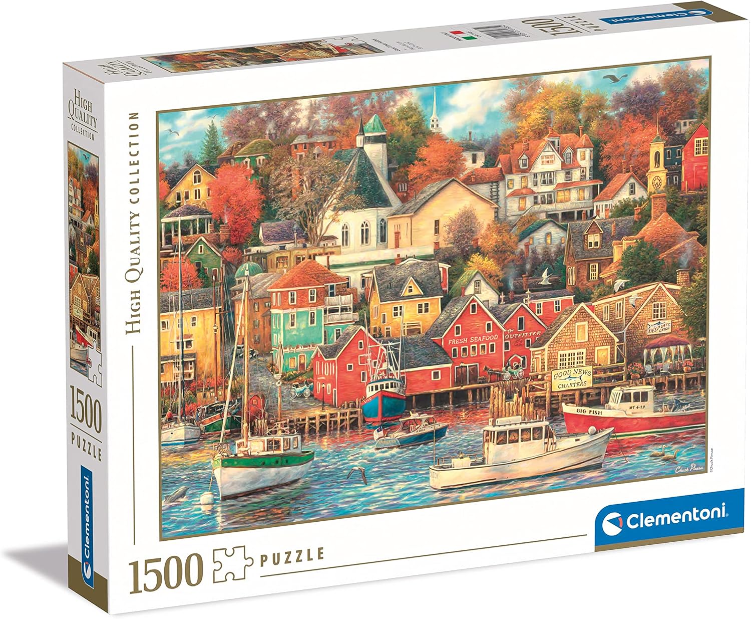 Clementoni 1500 el. HQ Good Times Harbor [PUZZLE]