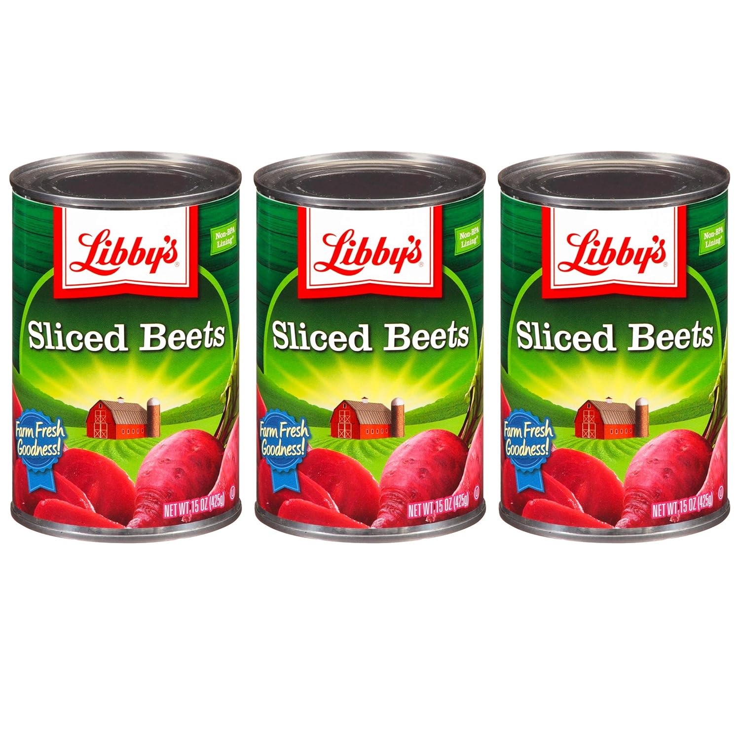 Libby's Canned Vegetables - 3 Pack Bulk Bundle Canned Sliced Beets