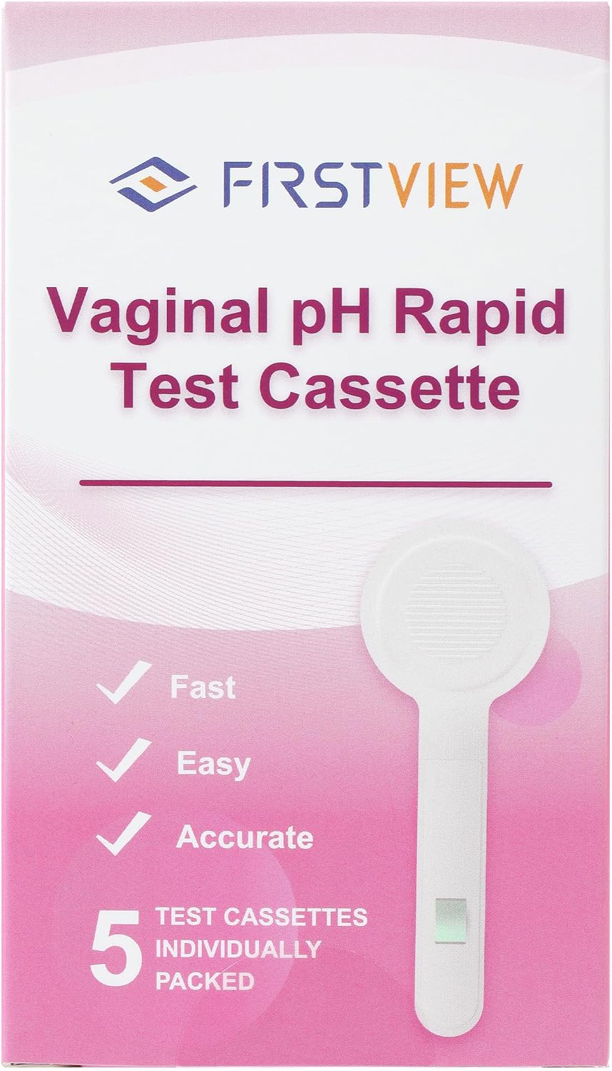 Vaginal pH Test Strips, Feminine Health Vaginal pH Test Strips Kits for Bacterial Vaginitis, Trichomonas Vaginitis, pH Balance for Women (5pcs)