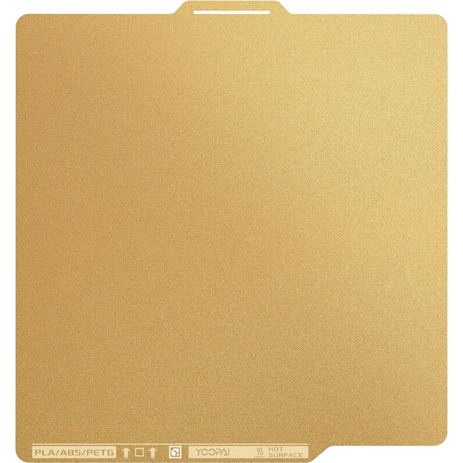 YOOPAI Dual-Sided Textured PEI Sheet for Bambu Lab A1/P1P/P1S/ X1C/X1E, 257x257mm 3D Printer Build Plate - Flexible, Magnetic, High-Temperature Resistant Heat Bed Platform for 3D Printer