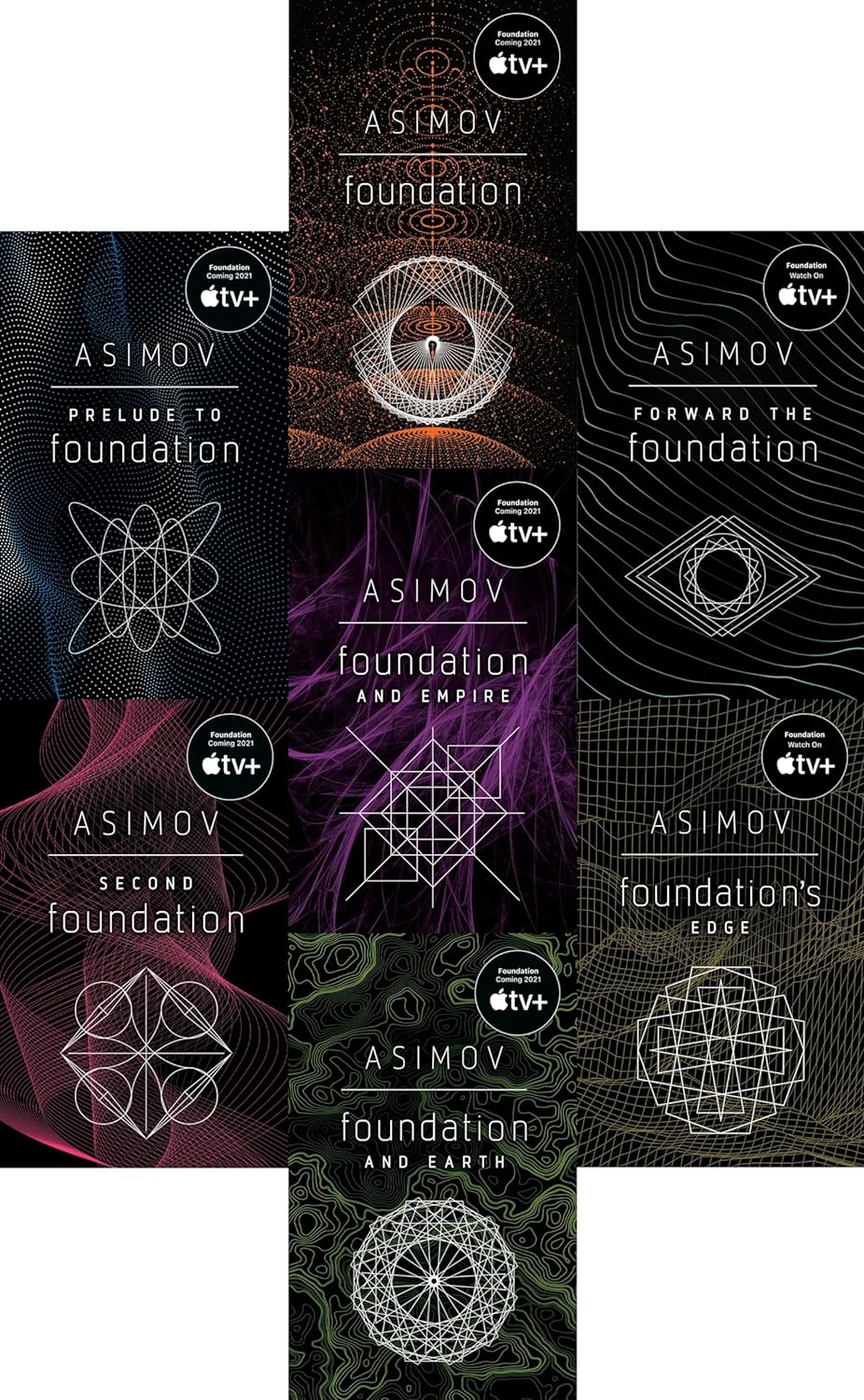 The Complete Isaac Asimov's Foundation Series Books 1-7 (Foundation, Foundation and Empire, Second Foundation, Foundation's Edge, Foundation and Earth, Prelude to Foundation, Forward the Foundation)