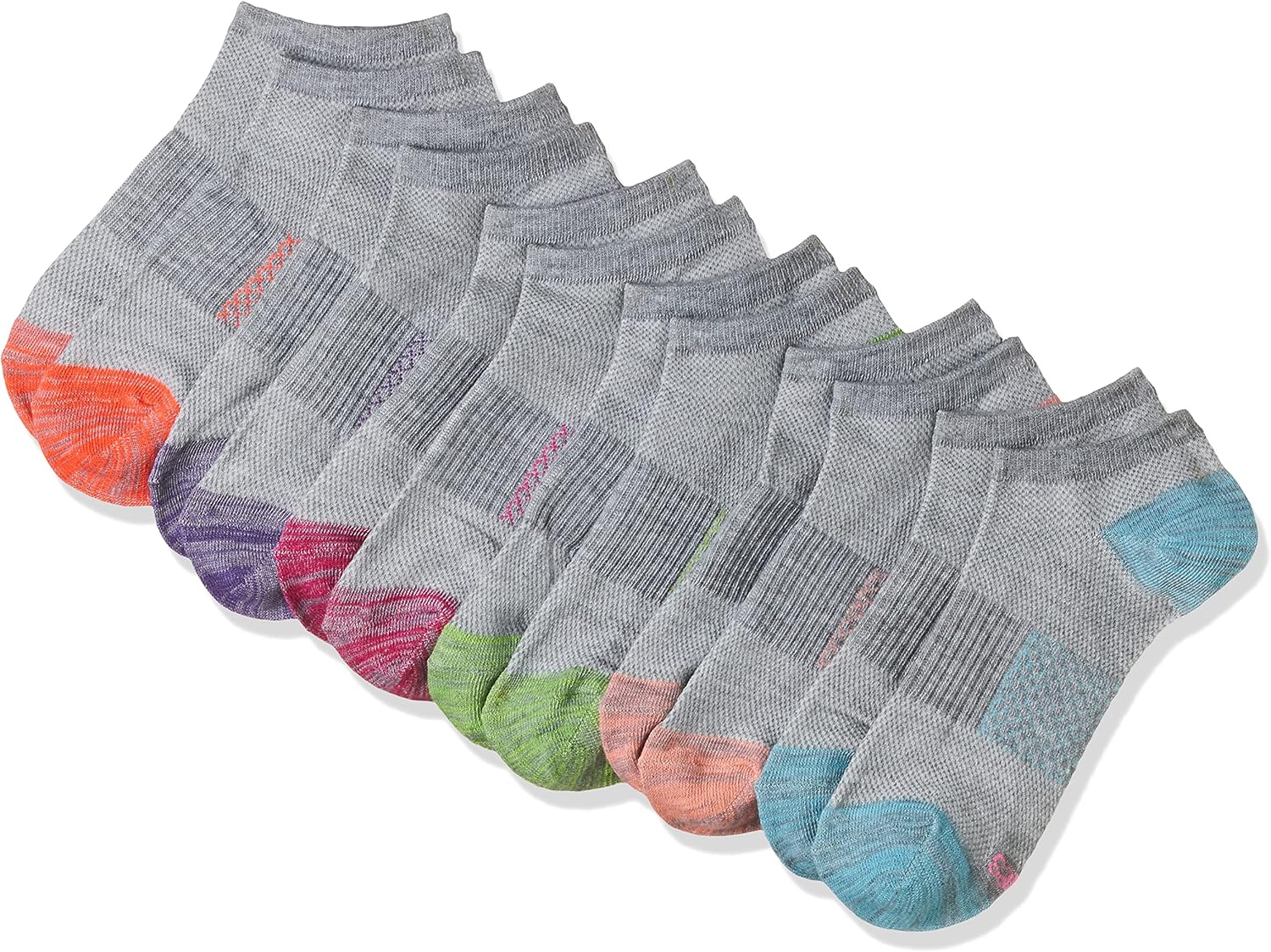 Hanes Women's Socks, Lightweight Breathable Socks, No Show and Super No Show, 6-Pack