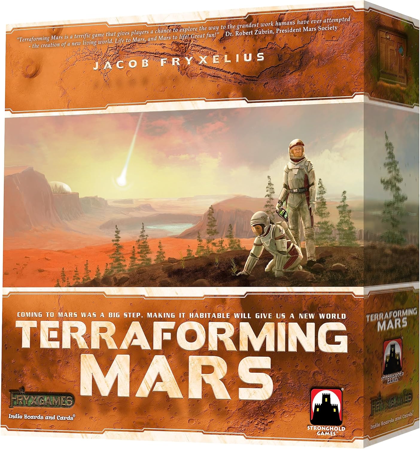 Stronghold Games , Terraforming Mars , Board Game , Ages 14+ , 1-5 Players , 90 - 120 Minute Playing Time,English