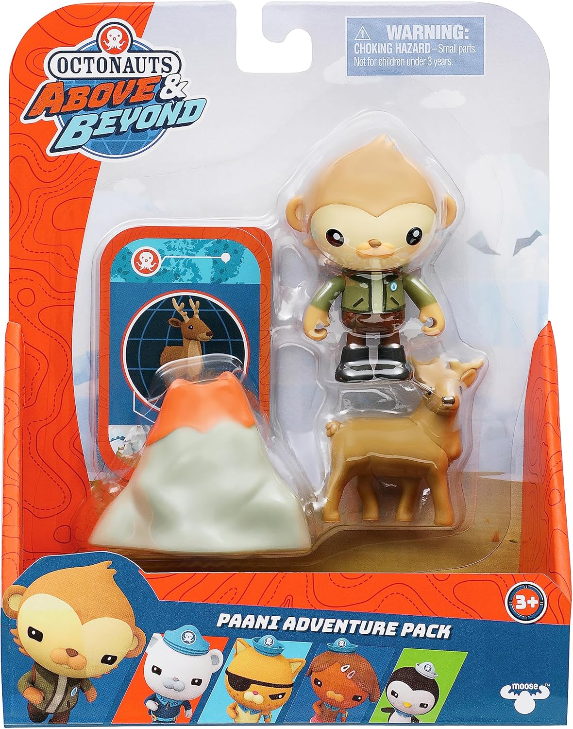 Octonauts Above and Beyond Paani Adventure Pack 7cm Toy Figure Playset with Accessories