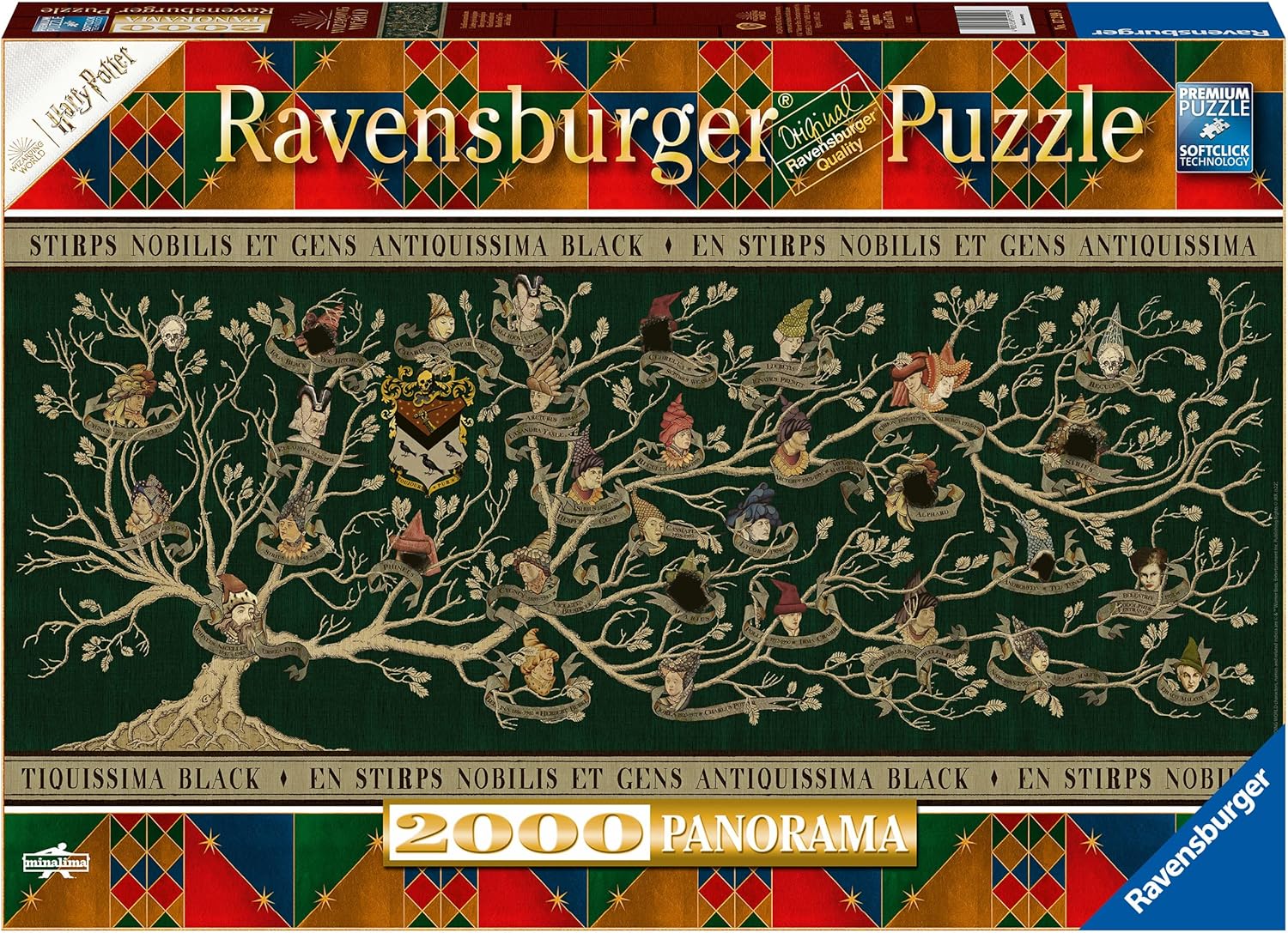Ravensburger Harry Potter The Black Family Tree 2000 Piece Jigsaw Puzzles for Adults and Kids Age 12 Years Up