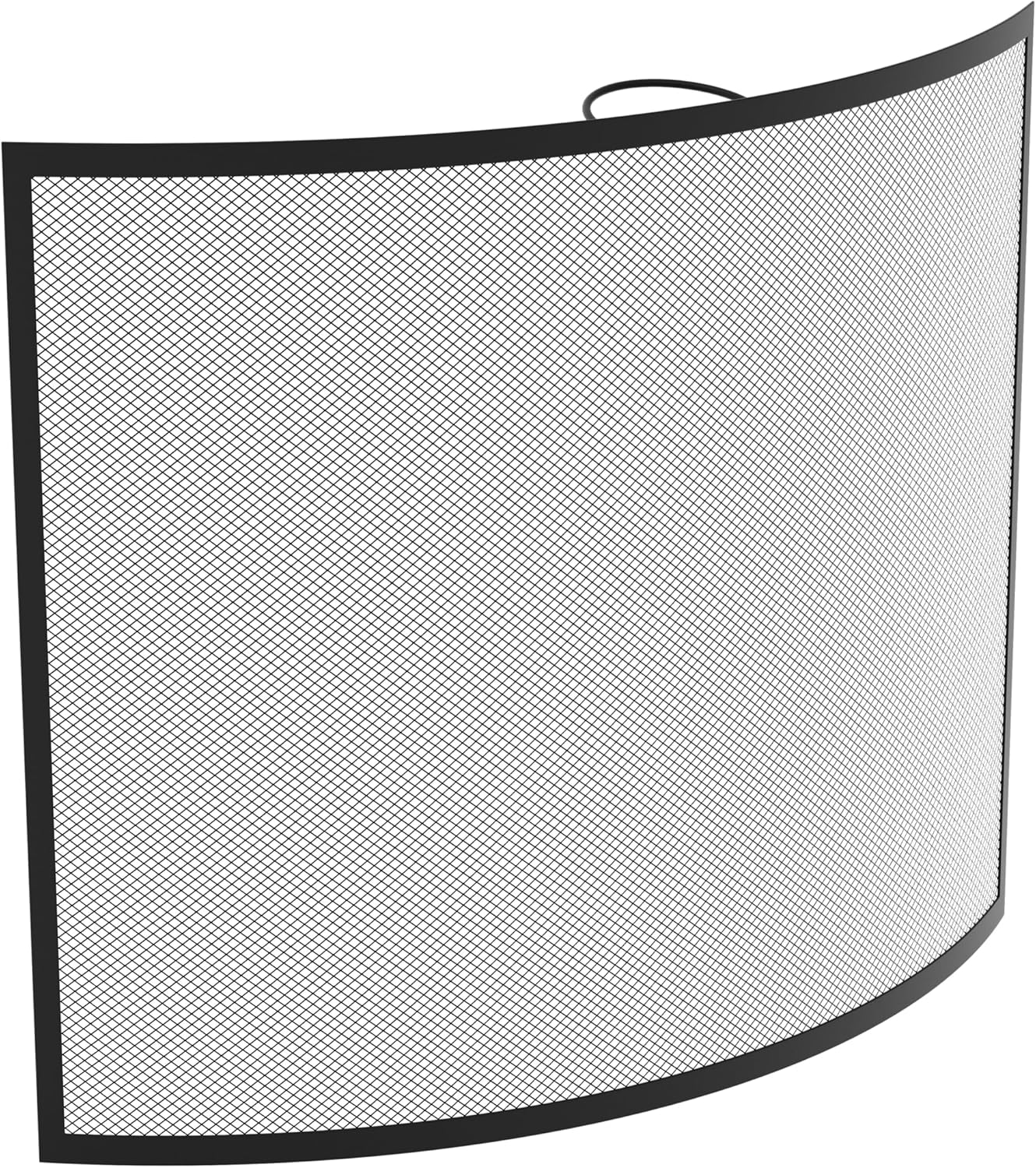 Fire Vida Buckton Spark Guard Fire Screen, Metal, Black