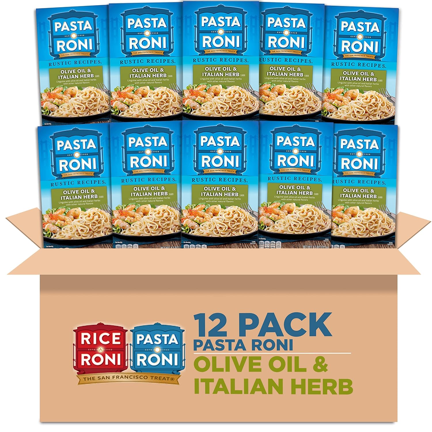 Pasta Roni Butter & Garlic, 4.7-Ounce Boxes (Pack of 12)