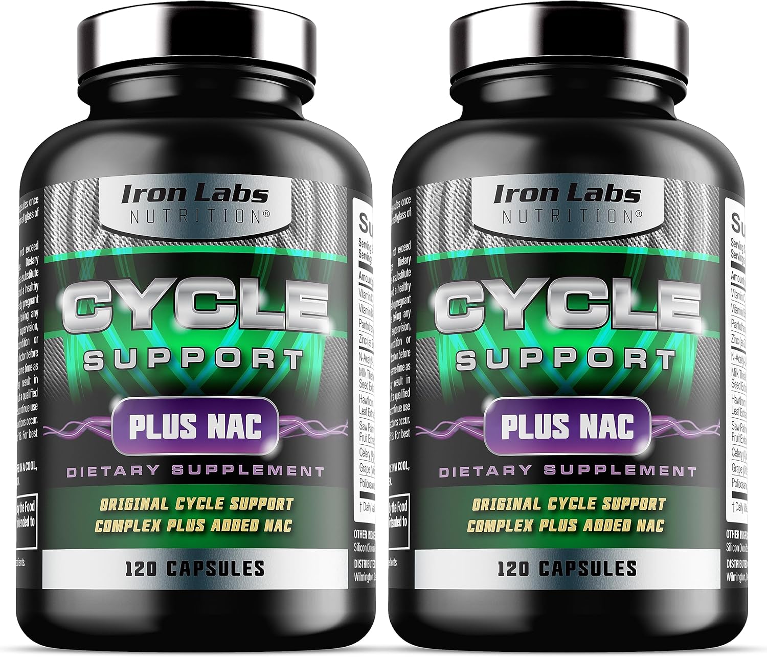 Cycle Support Plus NAC (N-Acetyl-L-Cysteine) - On Cycle Support Supplements for Men - with N Acetyl L Cysteine, Milk Thistle, Hawthorne Berry and More (240 Capsules)