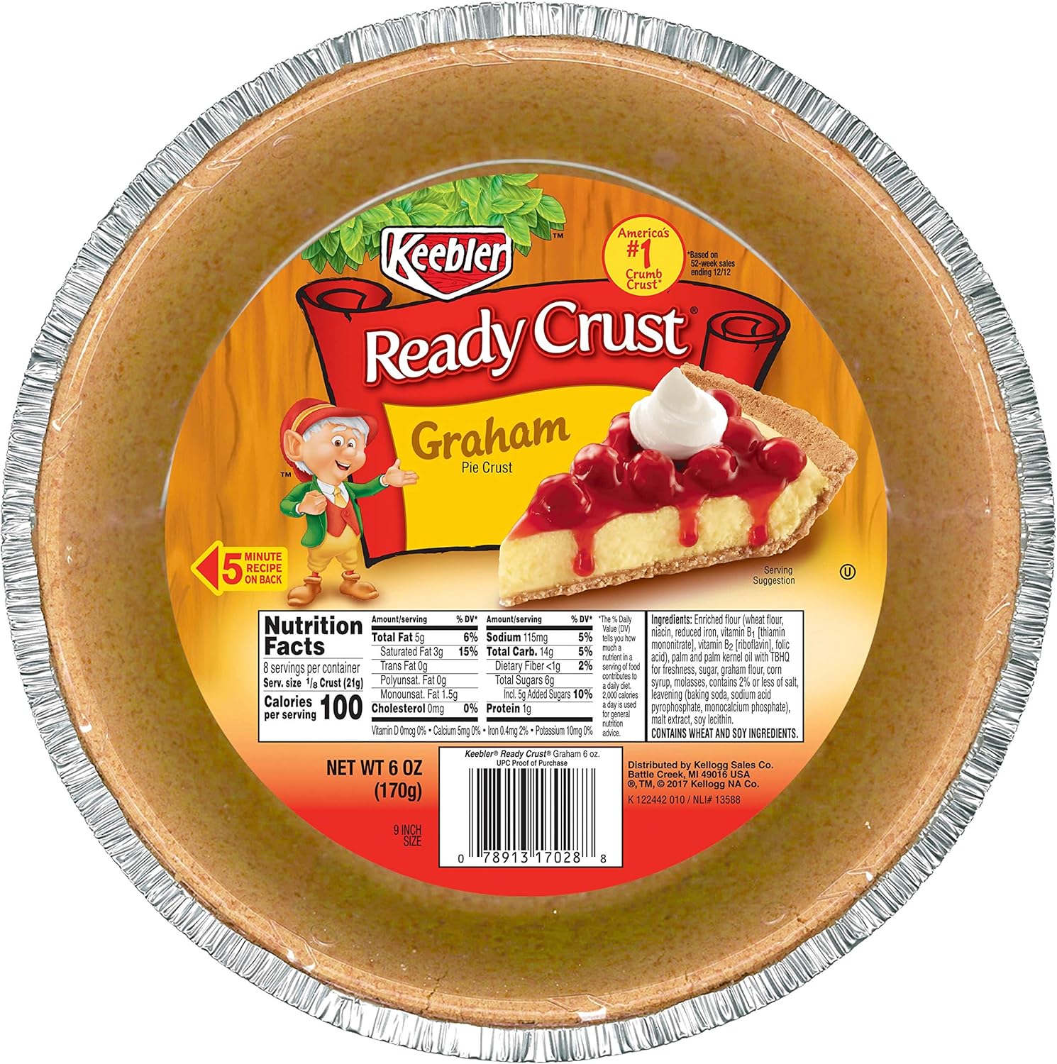 Keebler Pie Crust 170 g