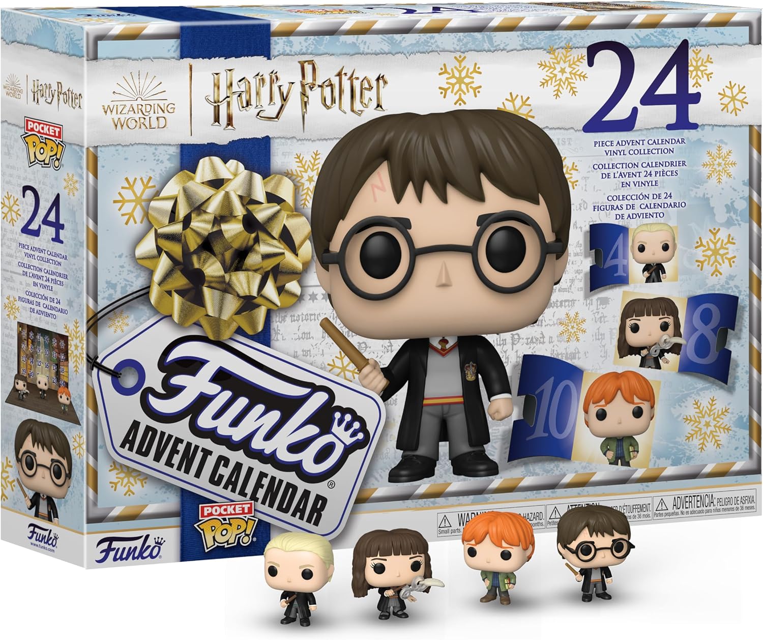 Funko Advent Calendar: Harry Potter - Rubeus Hagrid - 24 Days Of Surprise - Collectable Vinyl Mini Figures - Mystery Box - Gift Idea - Holiday Xmas for Girls, Boys & Kids - Christmas Countdown