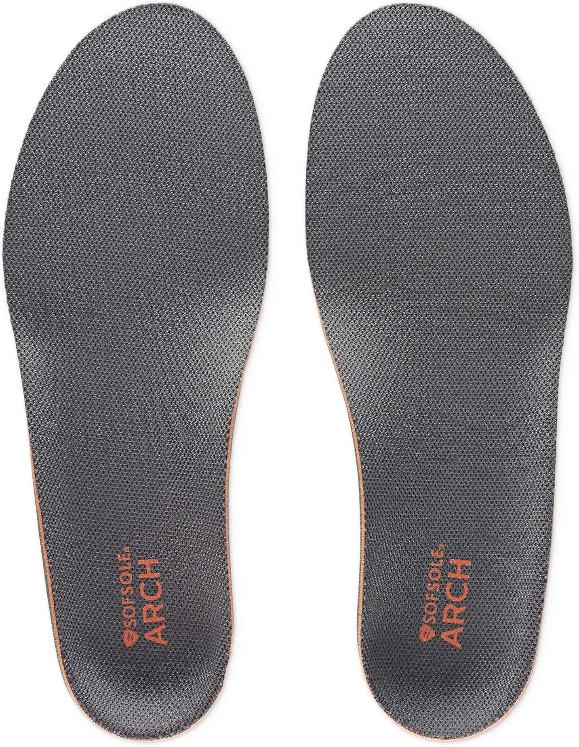 Sof Sole Arch Insole – Enhanced Arch Support, Deep Heel Cup, Polyurethane Foam Cushioning, Moisture-Wicking Technology, Ideal for Active Lifestyles and High Arches- UK Size 9-10