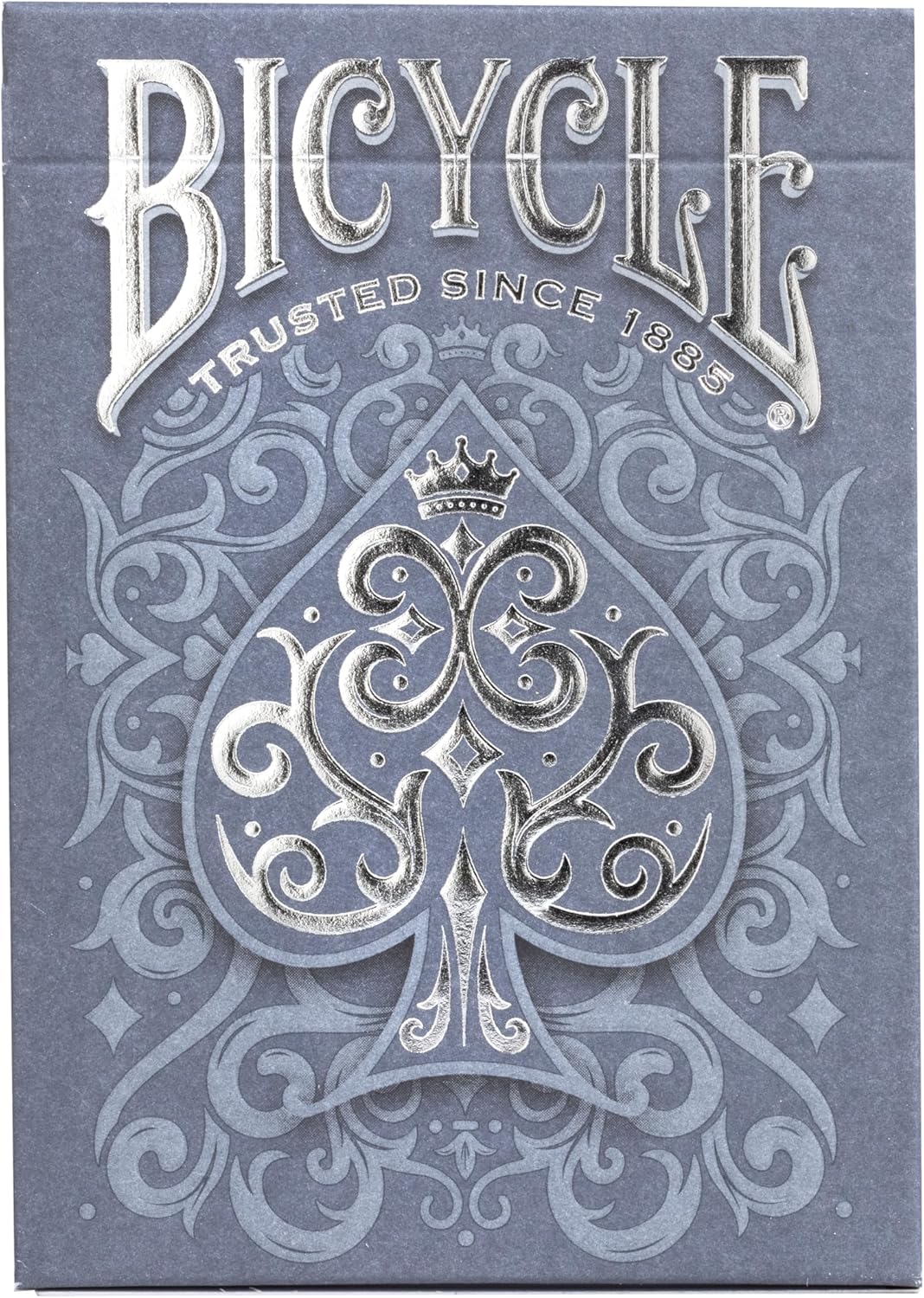 Bicycle Cinder Premium Playing Cards, Silver Smoke Foil, 1 Deck