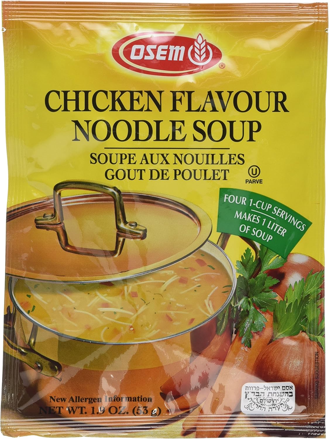 Osem Chicken Flavour Noodle Soup, 53 g