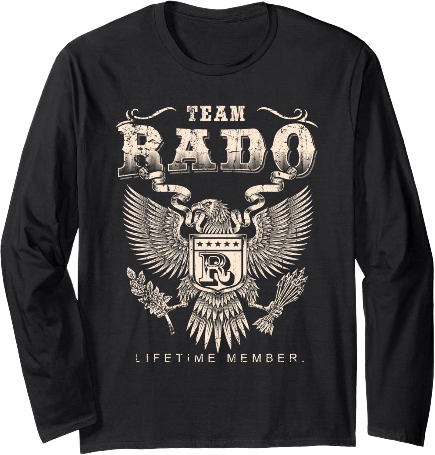 Team Rado Lifetime Member - Rado Name Long Sleeve T-Shirt