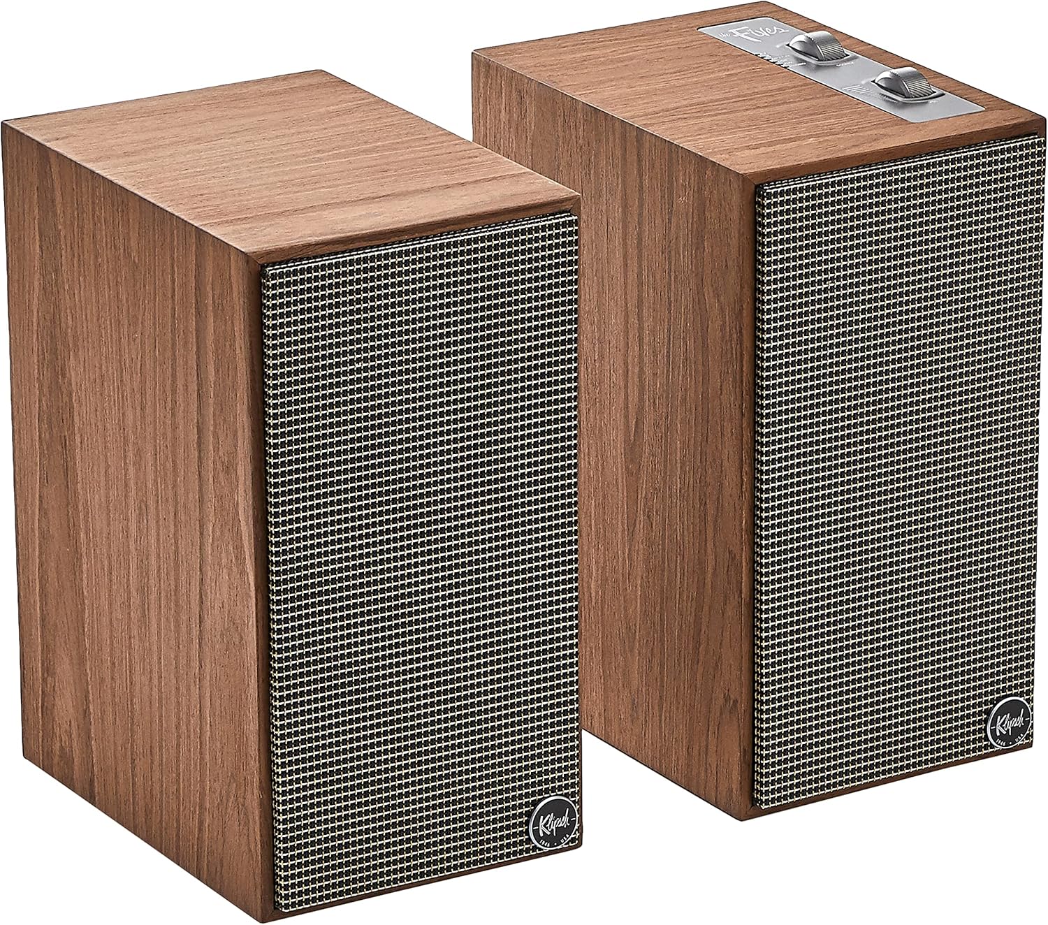 Klipsch, The Fives, Powered Monitors, Walnut
