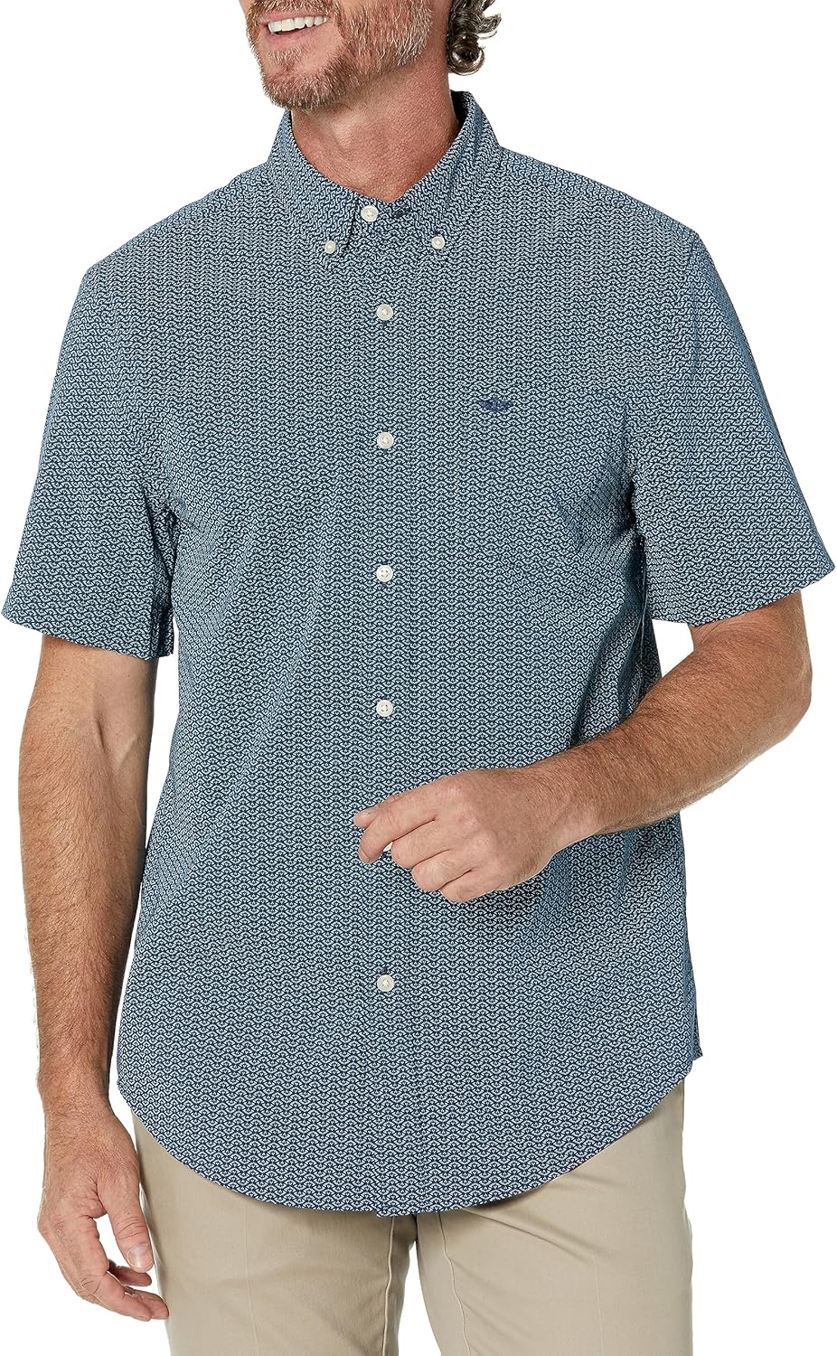 Dockers Men's Classic Fit Short Sleeve Signature Comfort Flex Shirt (Standard and Big & Tall)