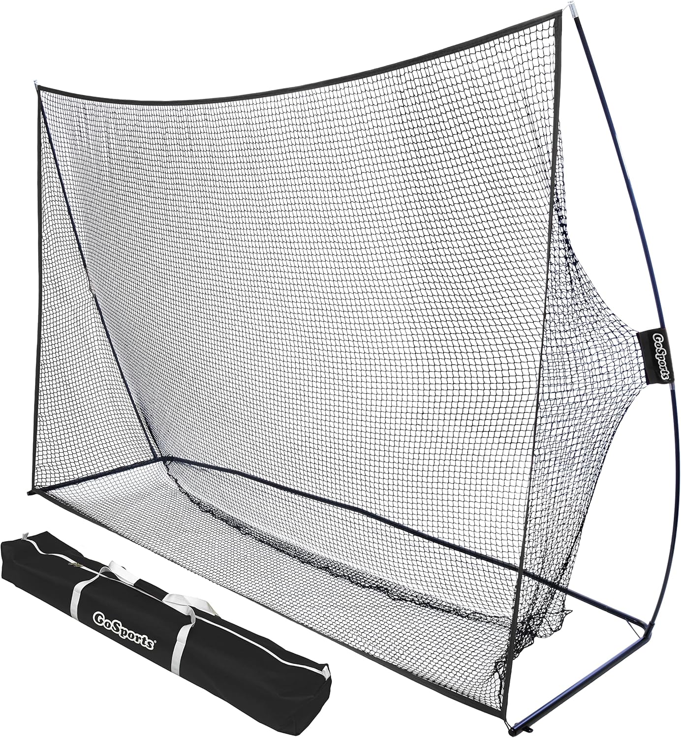 GoSports Golf Practice Hitting Net - Choose Between Huge 10 x 7 ft or 7 x 7 ft Nets - Personal Driving Range for Indoor or Outdoor Use - Designed by Golfers for Golfers