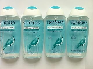 4 x Femfresh Ultimate Care 250ml Pure & Fresh Gel Wash,pH balanced by Femfresh
