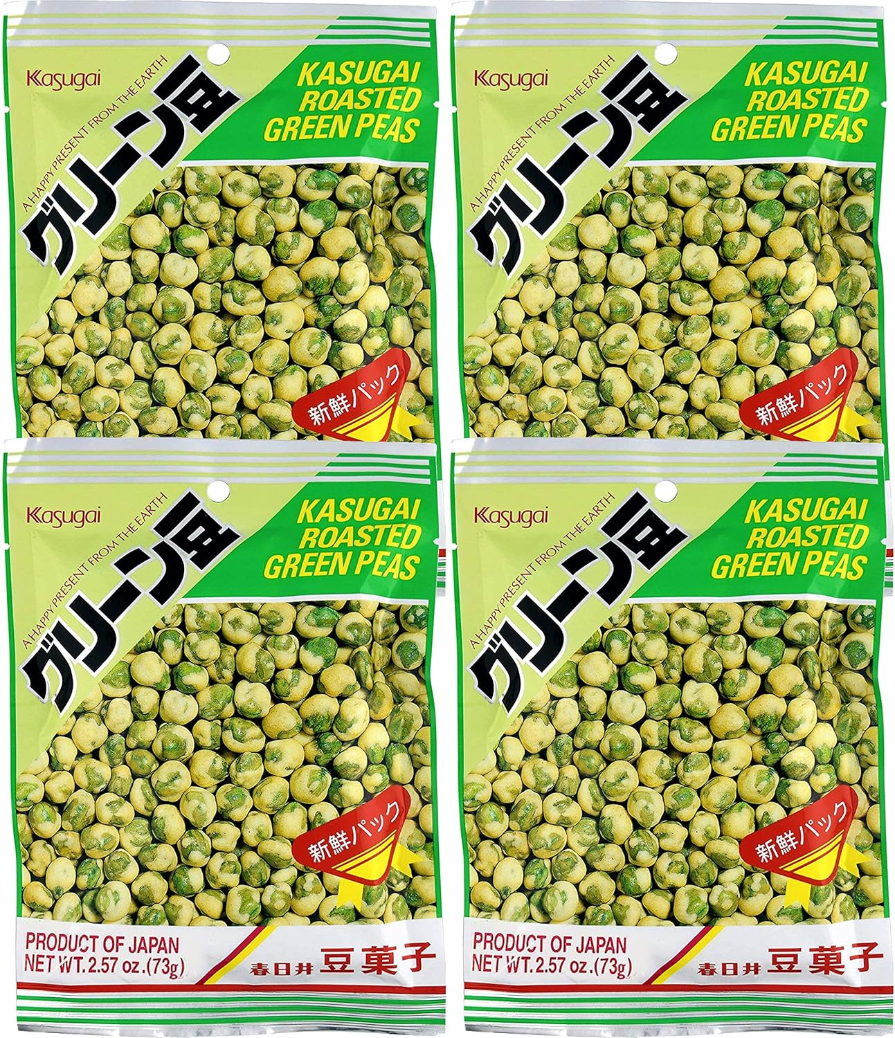 Kasugai Green Peas 2.57oz (4 Pack)