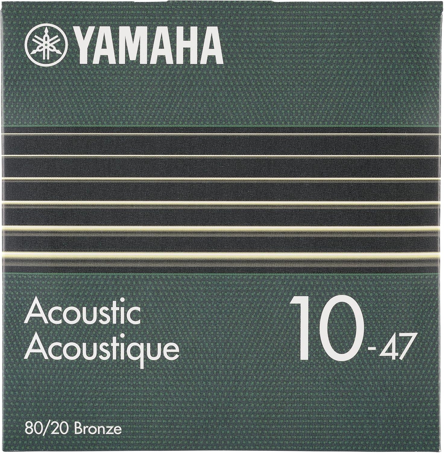 YAMAHA SA10 Acoustic Guitar Strings – Extra Light (010-047), 80/20 Bronze